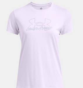 UA Womens Tee Tech Script (535)