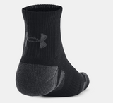 UA Unisex Socks Quarter Cut Performance 3pk (001)