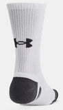 UA Unisex Socks Crew Performance 3pk (100)