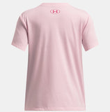 UA Girls Tee Bubble Workmark SS (647)