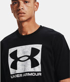 UA Mens Tee ABC Camo Boxed Logo SS (001)