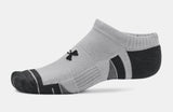 UA Unisex Socks No Show Perf Tech 3pk 011