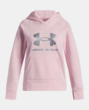 UA Girls Hoodie Rival Fleece Shimmer (647)