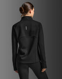 2XU Womens 1/4 zip Top Ignition Haptic Blk
