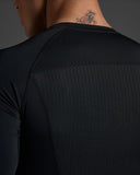 2XU Mens Core Compression Top L/S Blk