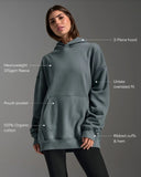 2XU Unisex EZ Oversizes Hoodie Sage