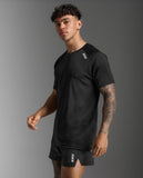 2XU Mens Aspire Tee Shirt Blk