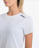 2XU Womens Aspire Tee Shirt Blk