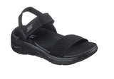 Skechers Womens Go Walk Arch Fit 2.0 Sandals (Blk)
