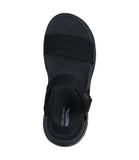 Skechers Womens Go Walk Arch Fit 2.0 Sandals (Blk)