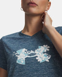 UA Womens Tech Twist Graphic T Shirt (498)