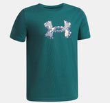 UA Boys Tee Pixel Logo (338)
