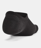 UA Unisex Socks Essential 6 Pk Low (002)