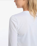 2XU Womens Aspire L/S Tee Shirt Wht