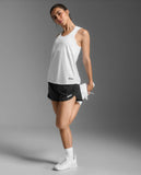 2XU Womens Aspire Singlet Wht