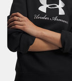 UA Womens Hoodie Rival Fleece Shimmer (008)