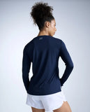 2XU Womens Aero Long Sleeve Shirt Nvy