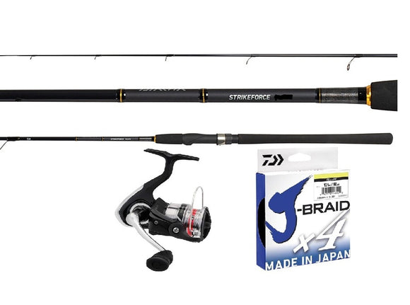 Daiwa Combo Strikeforce 704 / RX LT2500