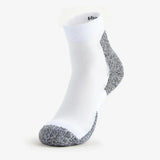 Thorlo Mens Lite Running Ankle Socks  Wht/Blk