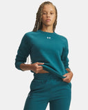 UA Womens Top Rival Fleece Crew (338)