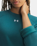UA Womens Top Rival Fleece Crew (338)