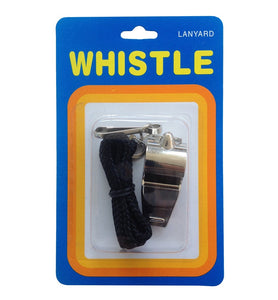 Ace Whistle Metal With Lanyard Hang Cell