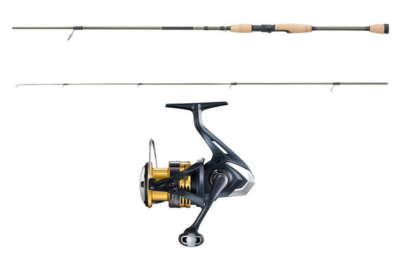 Shimano Combo Sahara 2500 / Stream Flight 702