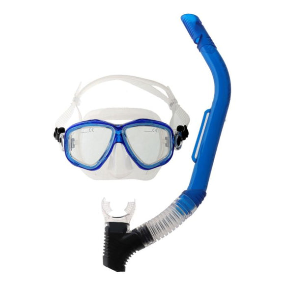 Pro-Dive Adult Silicone Mask Set SSMS Blu