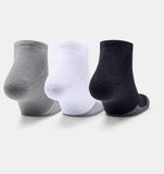 UA Socks Low Cut 3Pk Asstd