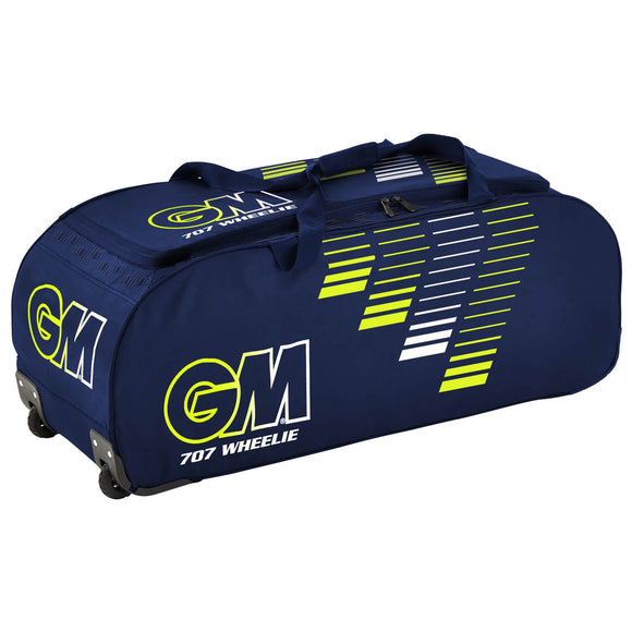 GM Cricket Bag 707 Wheelie Bag 4180 Navy