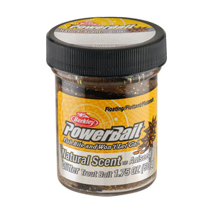 Berkley PowerBait Trout Bait Swirl Blk/Bwn