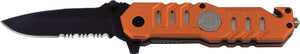 Whitby Safety Pocket Knife Orange 4.5"