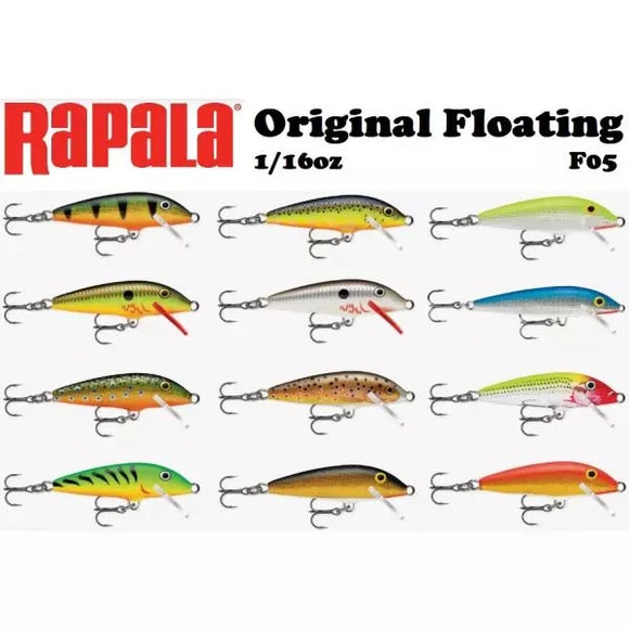 Rapala Fishing Lure Original Floating F05
