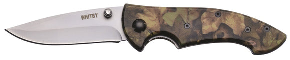 Whitby Camo Pocket Knife 3in