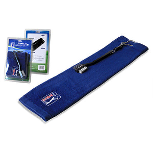 PGA Golf Towel Brush Set