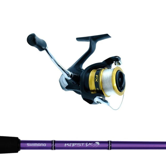 Shimano Kidstix 3.5ft Fishing Combo Purple