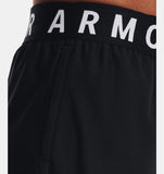 UA Womens Play Up Shorts 5 in Black