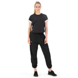 CCC Womens Woven Crop Baggy Pant 989 Black