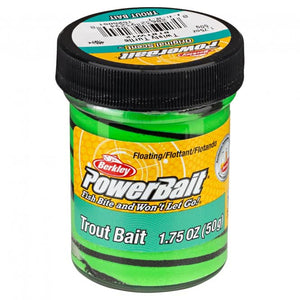 Berkley PowerBait Trout Bait Swirl Blk/Grn
