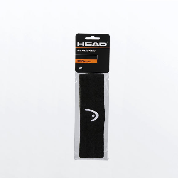 Head Headband Sweat Absorption Black