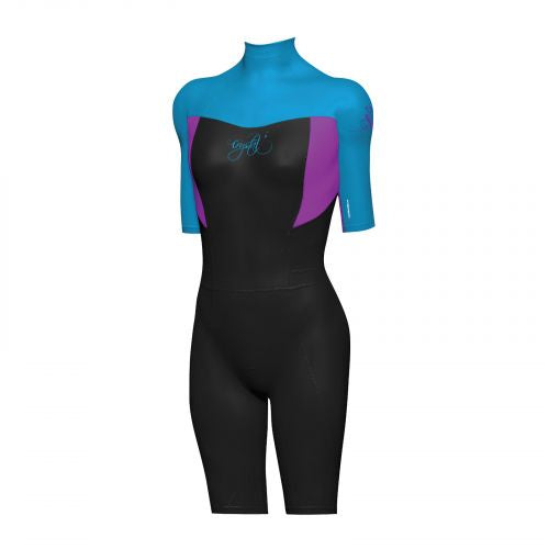 Maddog Youth Wetsuit S/S 2mm Pur/Blk