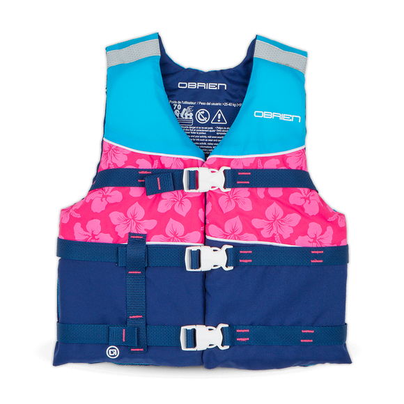 Obrien Kids Vest Nylon Pink