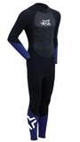 Extreme Youths Wet Suit Steamer Blue